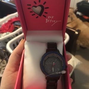 NWT and in box Betsey Johnson watch.